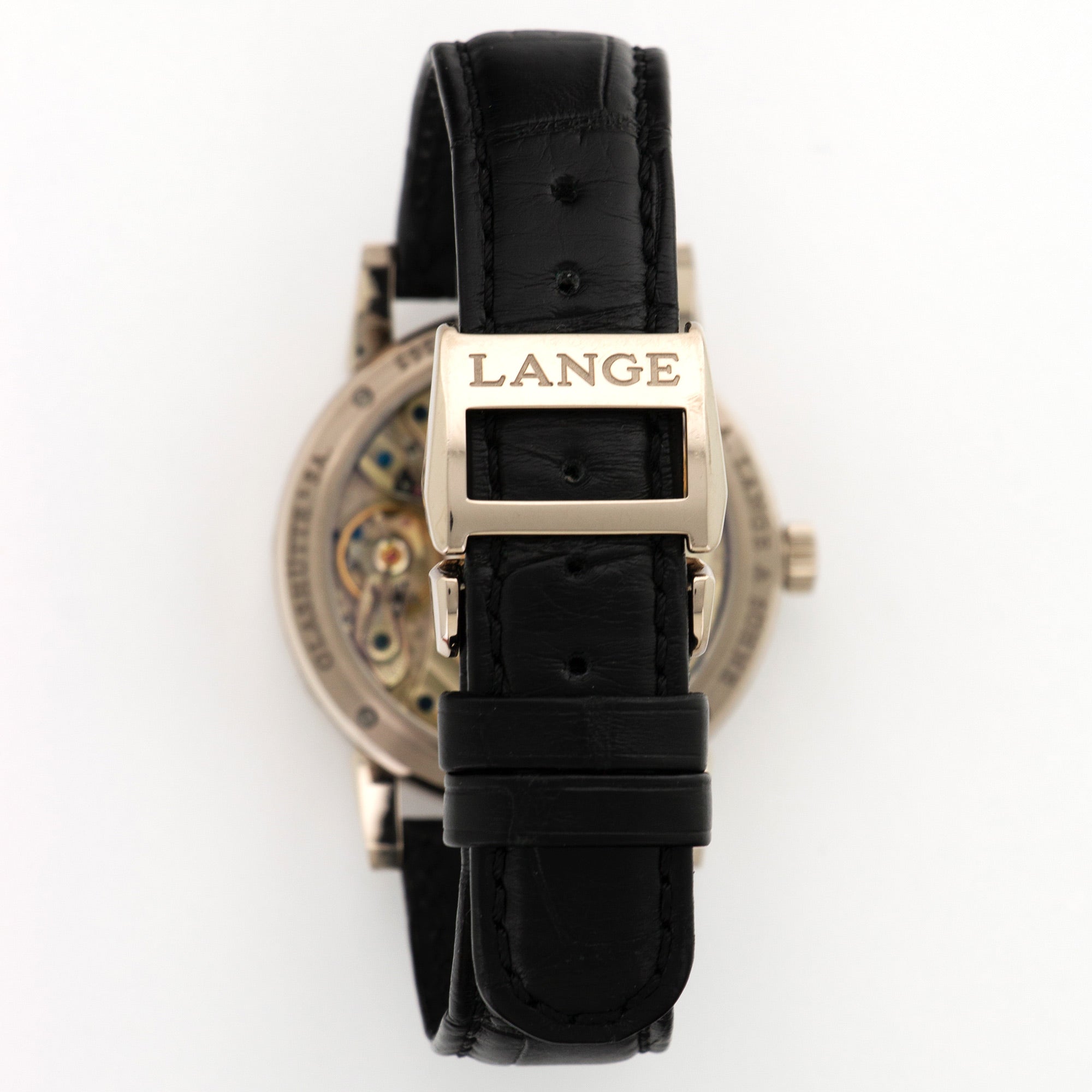 A. Lange &amp; Sohne White Gold Langematik Perpetual Watch Ref. 310.026