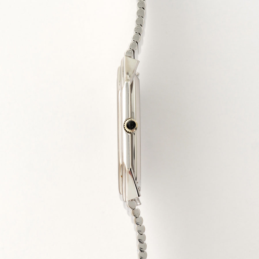Patek Philippe White Gold Bracelet Onyx Dial Ref. 3729