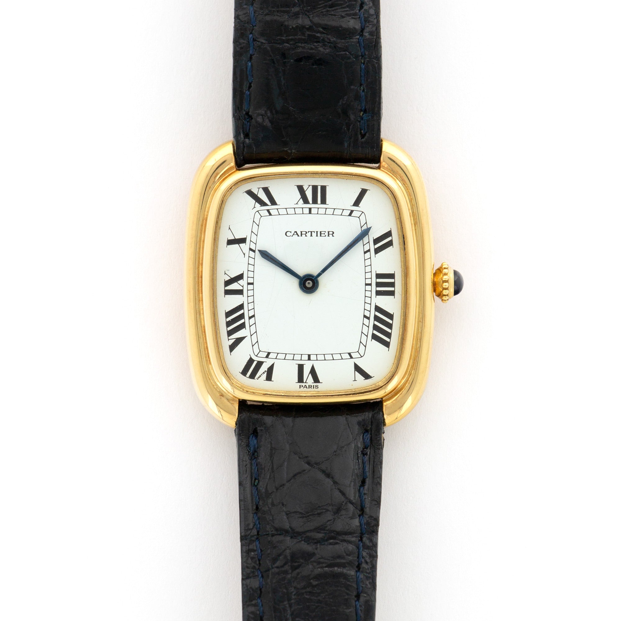 Cartier - Cartier Yellow Gold Tank Gondole Strap Watch - The Keystone Watches