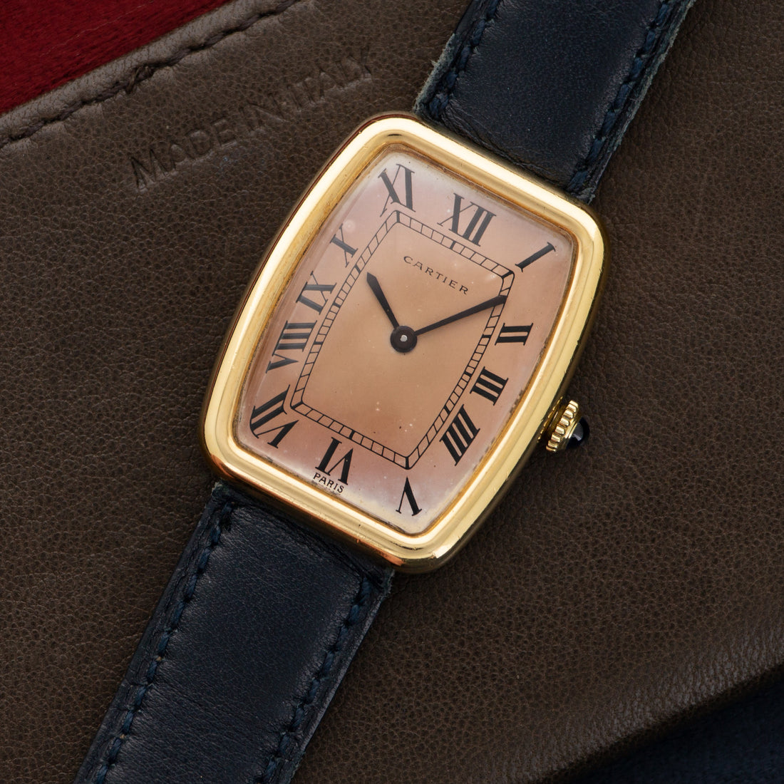 Cartier Yellow Gold Tank Faberge Watch