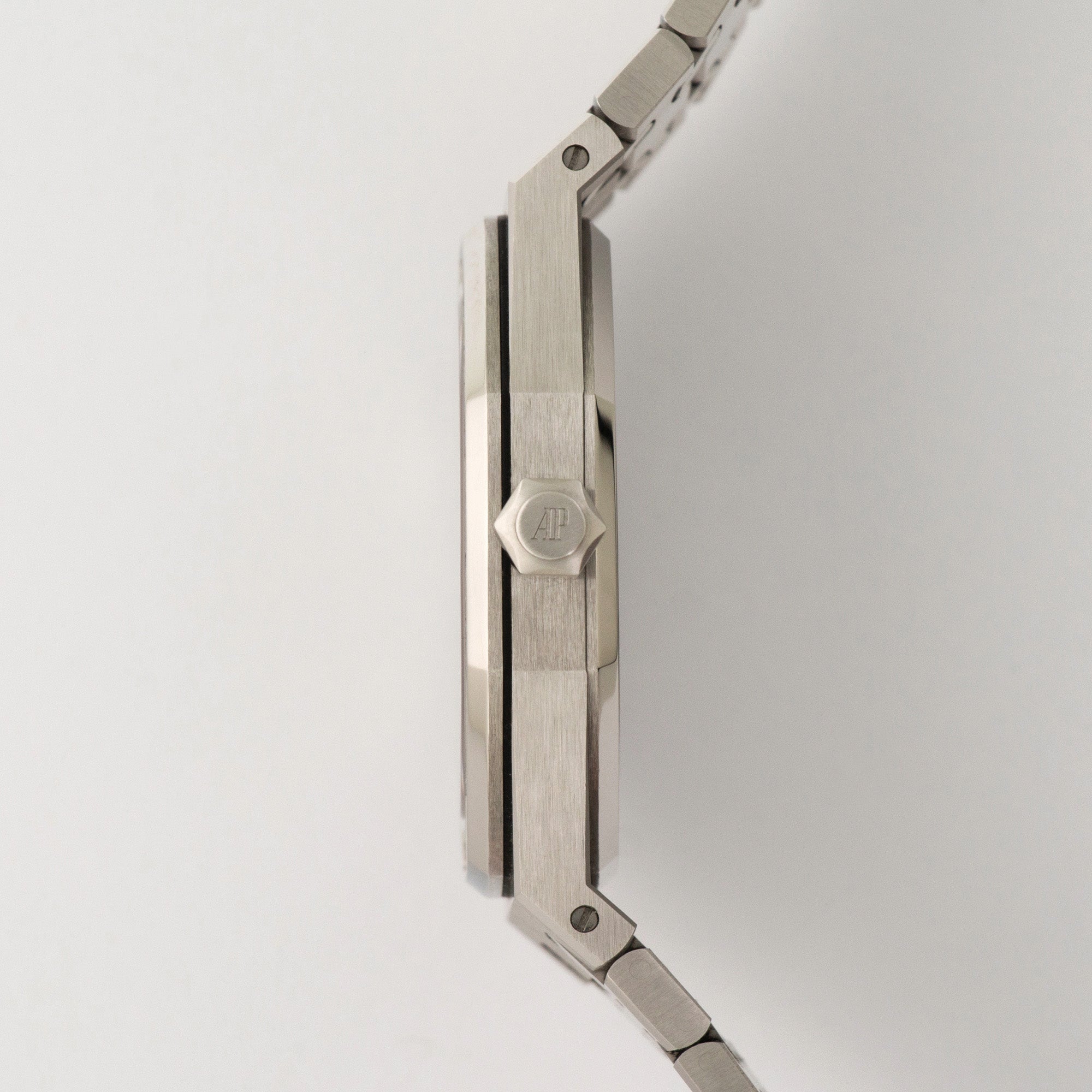Audemars Piguet - Audemars Piguet Platinum Royal Oak Tourbillon Baguette Diamond Watch - The Keystone Watches