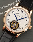A. Lange & Sohne Rose Gold 1815 Tourbillon Watch Ref. 730.032