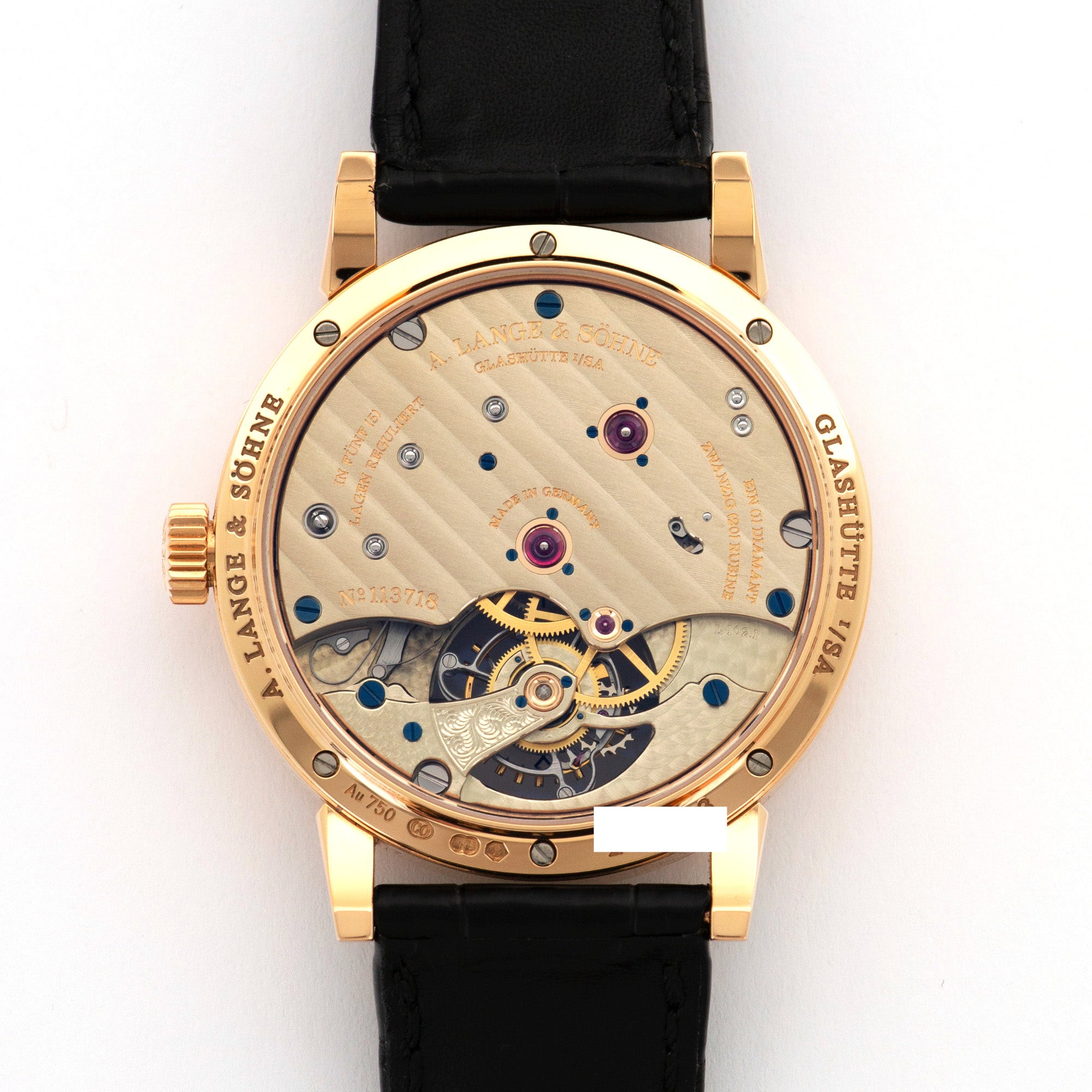 A. Lange &amp; Sohne Rose Gold 1815 Tourbillon Watch Ref. 730.032
