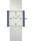 Patek Philippe - Patek Philippe White Gold Lapis Square Watch Ref. 3578 - The Keystone Watches