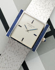 Patek Philippe - Patek Philippe White Gold Lapis Square Watch Ref. 3578 - The Keystone Watches