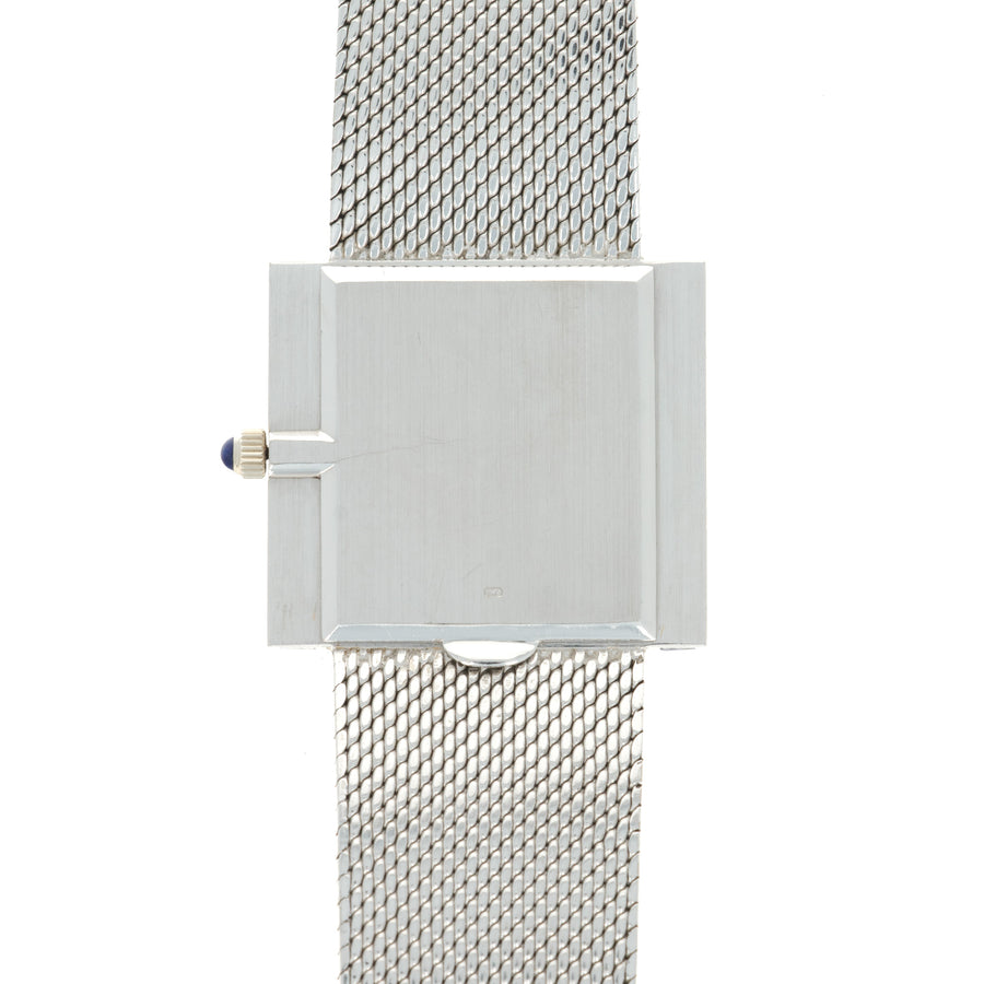 Patek Philippe White Gold Lapis Square Watch Ref. 3578