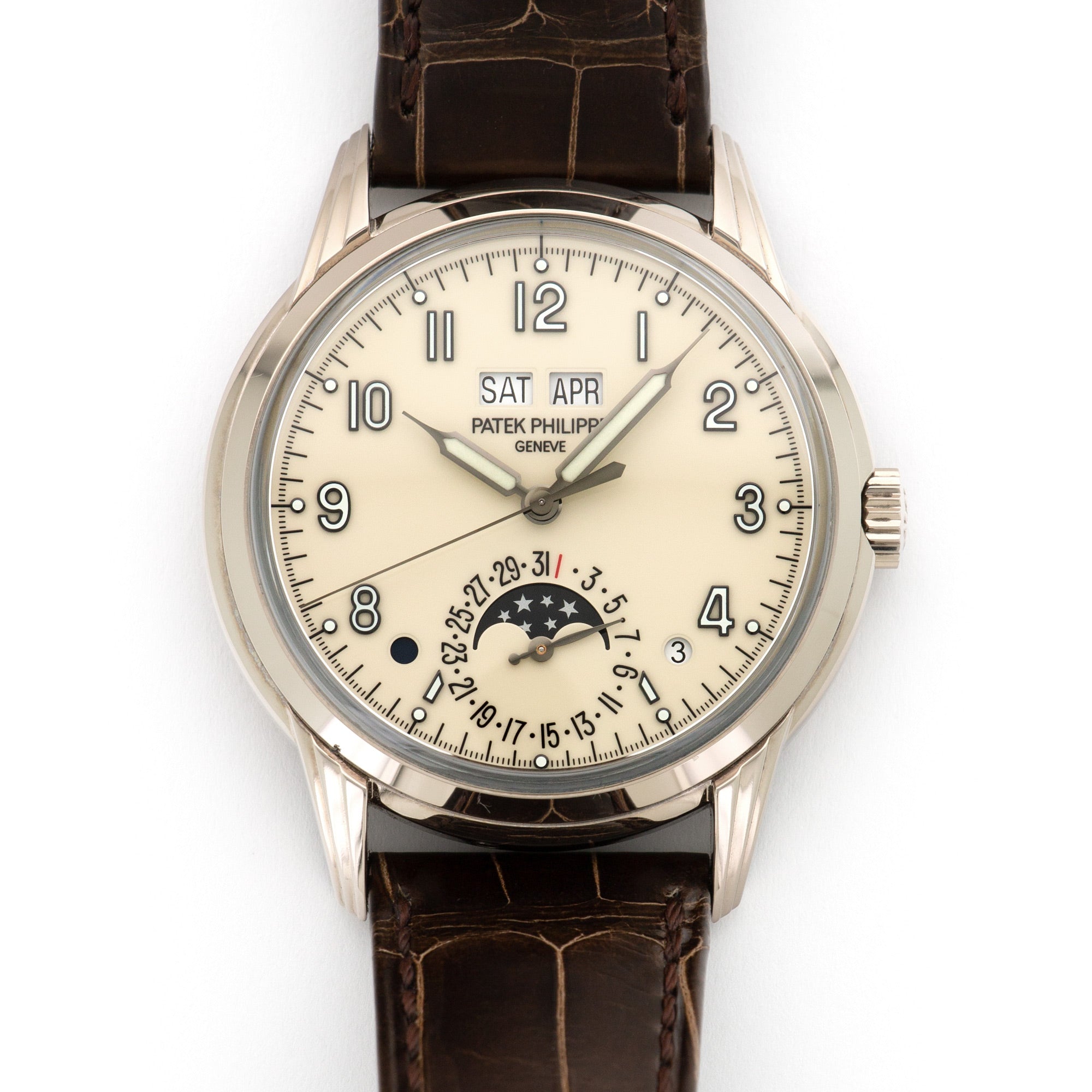 Patek Philippe - Patek Philippe White Gold Perpetual Calendar Watch Ref. 5320 - The Keystone Watches