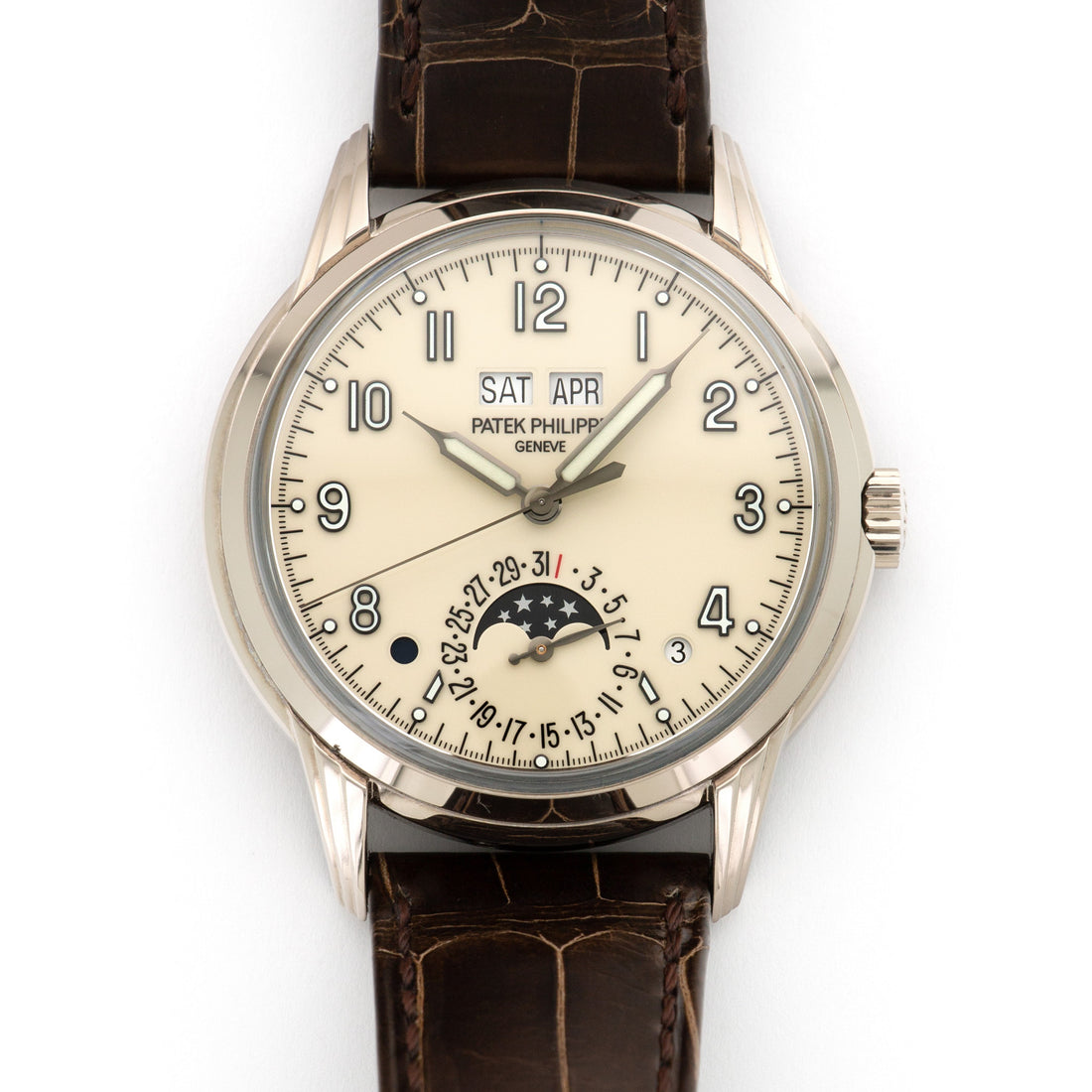 Patek Philippe White Gold Perpetual Calendar Watch Ref. 5320