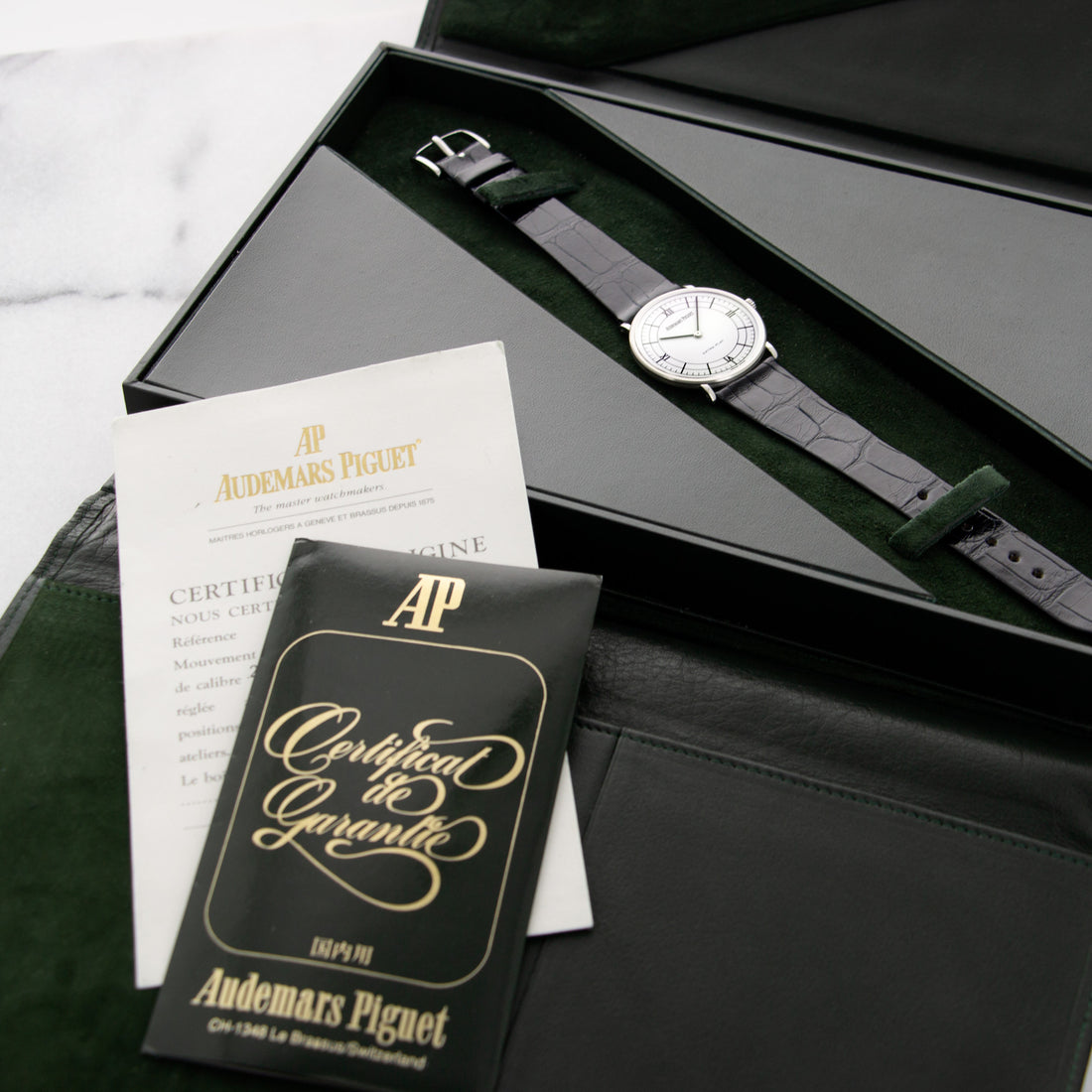 Audemars Piguet Platinum Extra-Plat Ultra-Thin Watch