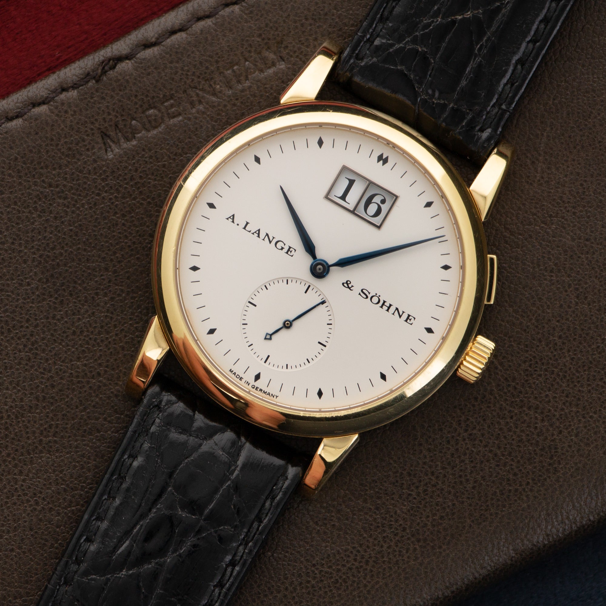 A. Lange & Sohne - A. Lange & Sohne Yellow Gold Saxonia 1st Series Watch Ref. 102.002 - The Keystone Watches