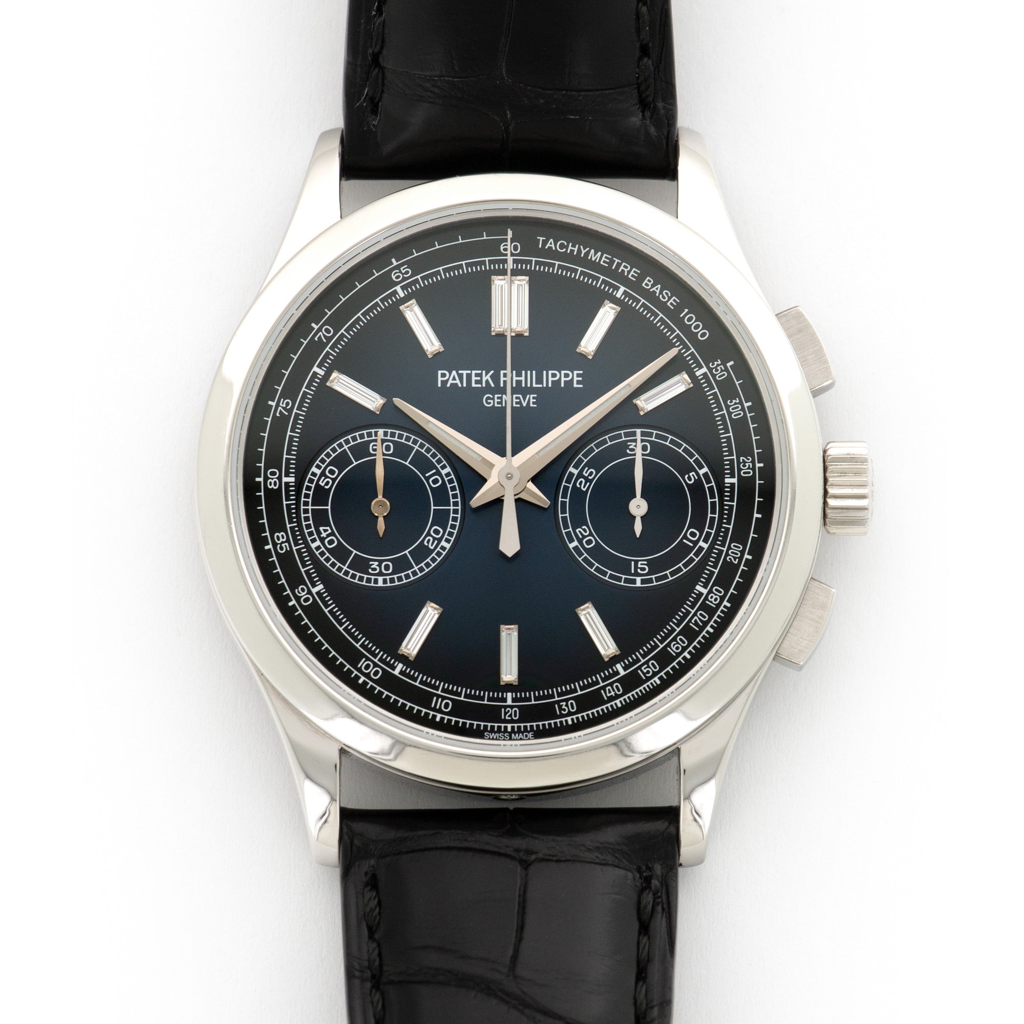 Patek Philippe - Patek Philippe Platinum Chronograph Diamond Watch Ref. 5170 - The Keystone Watches