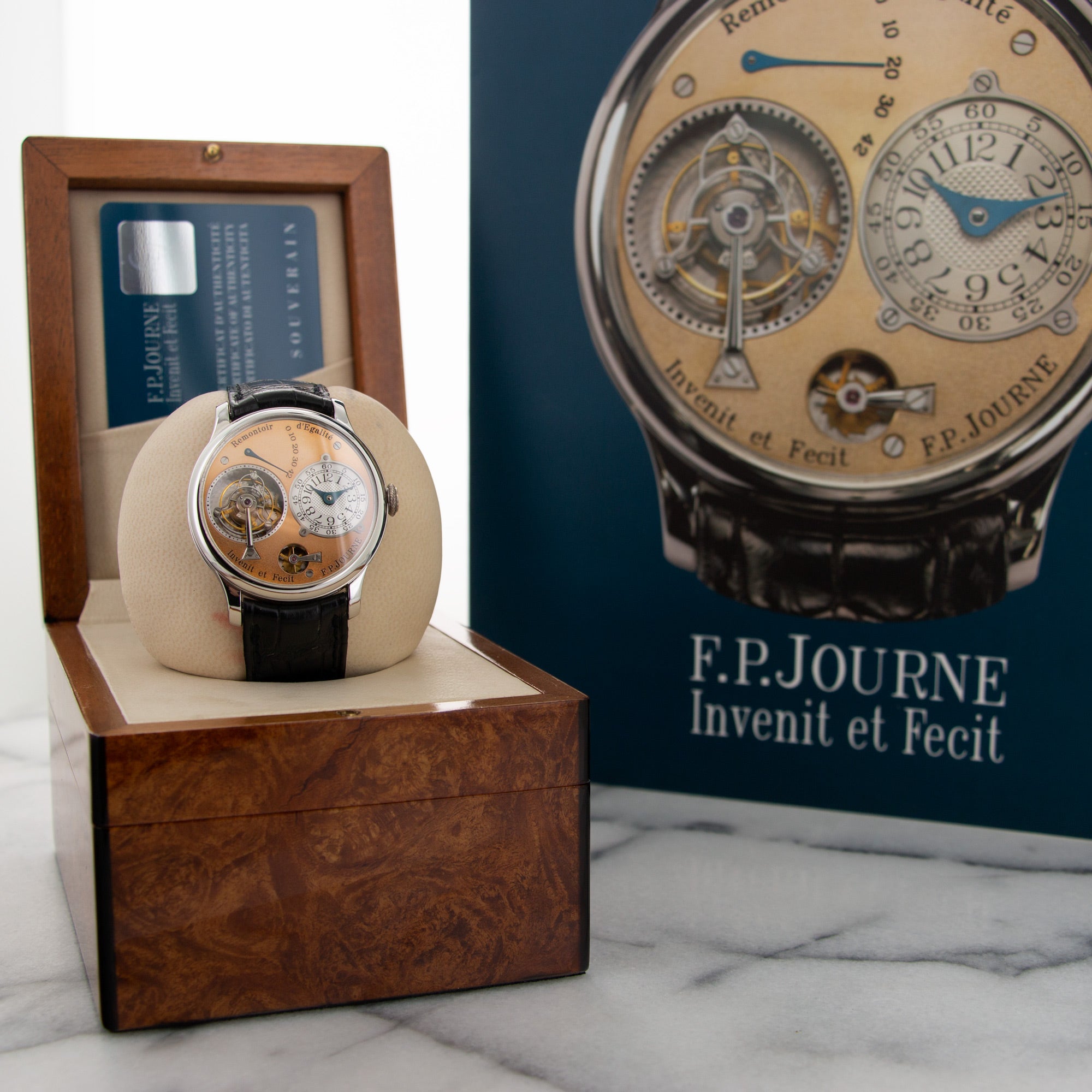 FP Journe - F.P. Journe Platinum Remontoir dEgalite Tourbillon Watch - The Keystone Watches