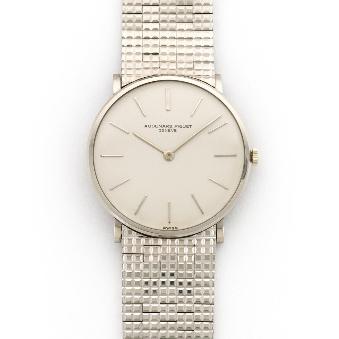Audemars Piguet White Gold Ultra-Thin Bracelet Watch