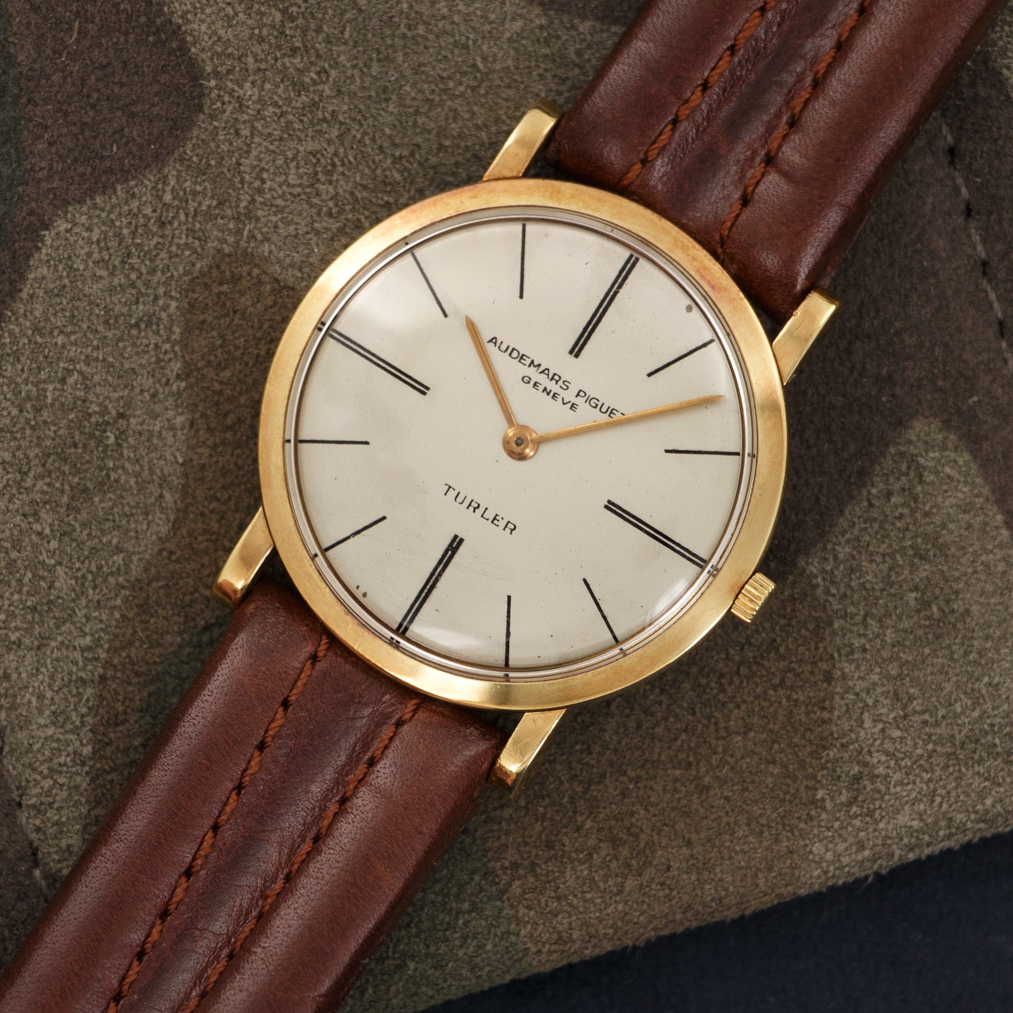 Audemars Piguet - Audemars Piguet Yellow Gold Ultra-Thin Strap Watch, Retailed by Turler - The Keystone Watches