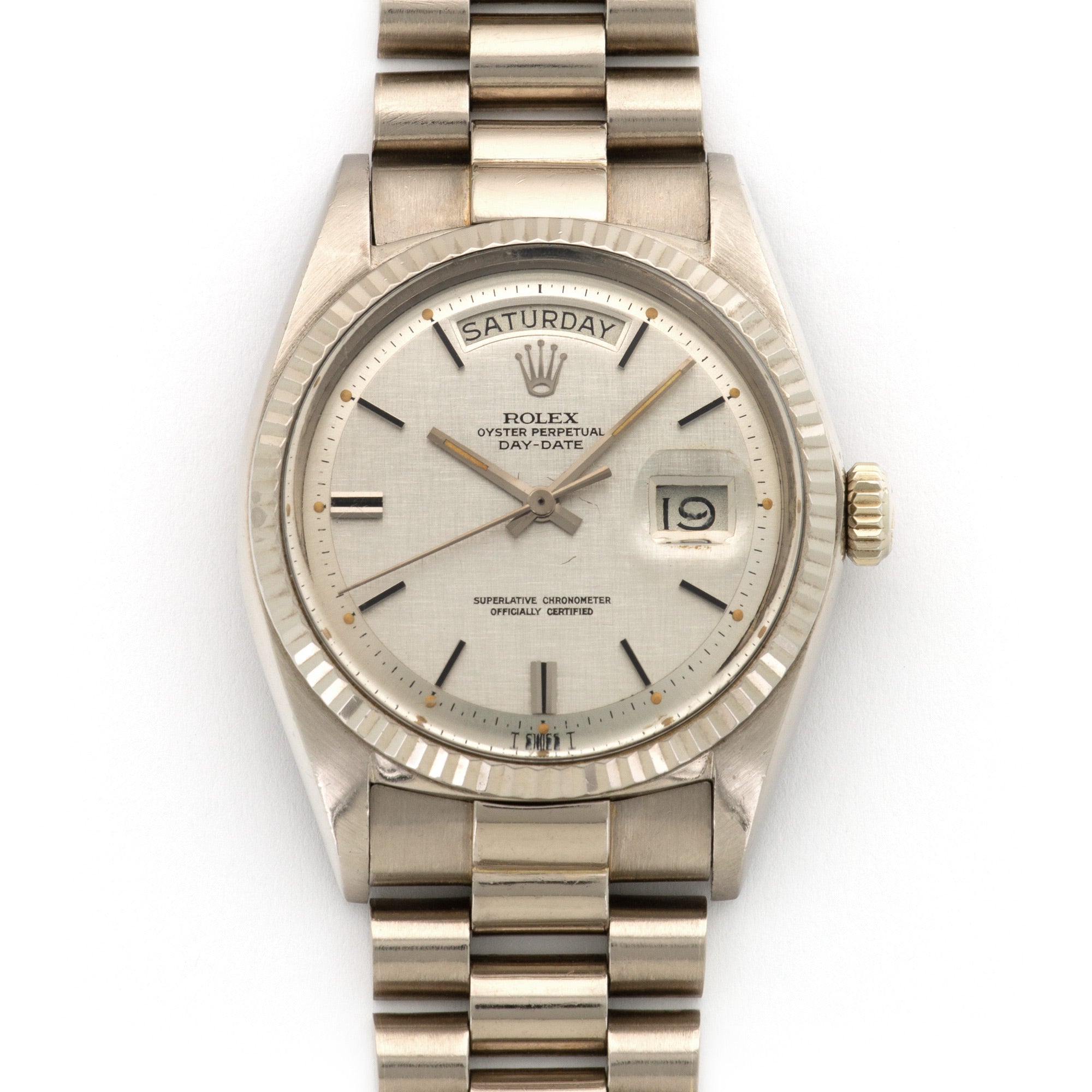 Rolex - Rolex White Gold Day-Date Watch Ref. 1803, from 1972 - The Keystone Watches