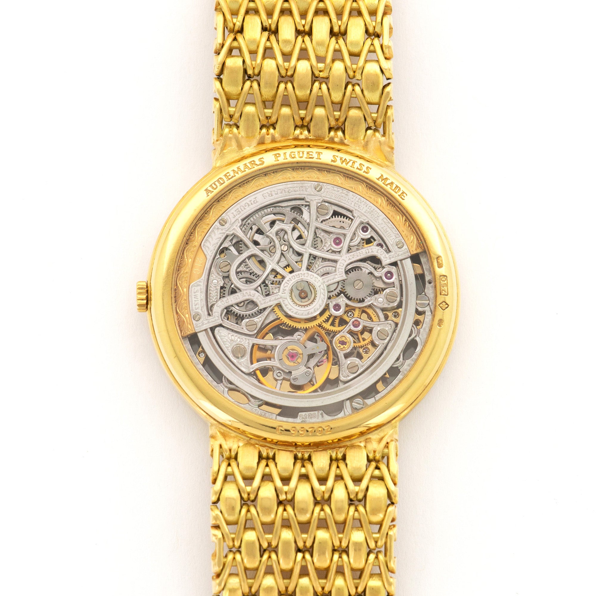 Audemars Piguet - Audemars Piguet Yellow Gold Skeletonized Diamond Birds Watch - The Keystone Watches