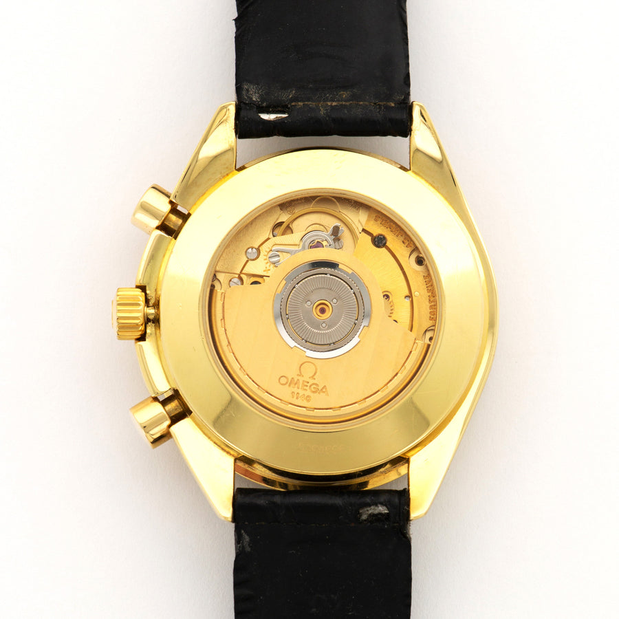 Omega Yellow Gold Speedmaster Watch
