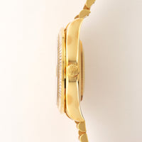 Rolex Yellow Gold Day-Date II Baguette Diamond Watch Ref. 218398