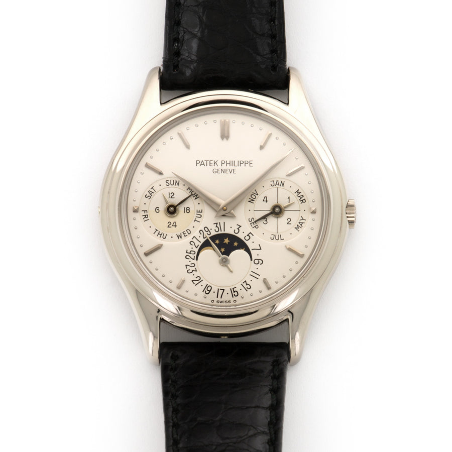 Patek Philippe White Gold Perpetual Calendar Watch Ref. 3941