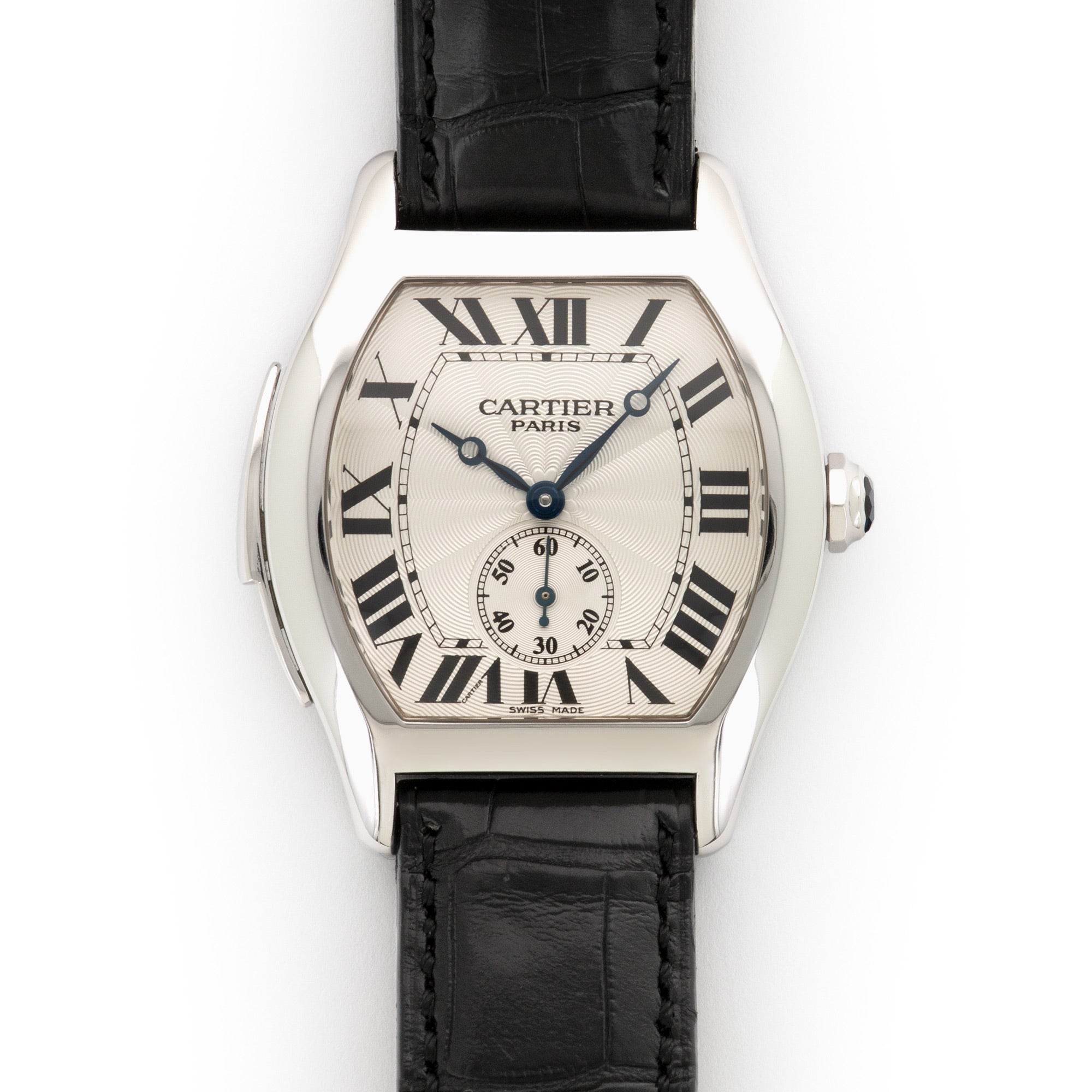 Cartier - Cartier White Gold Tortue Minute Repeater Watch - The Keystone Watches