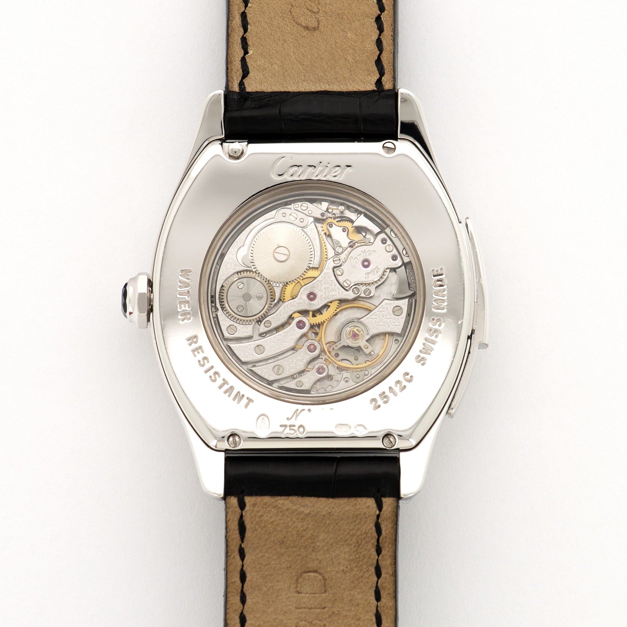 Cartier - Cartier White Gold Tortue Minute Repeater Watch - The Keystone Watches