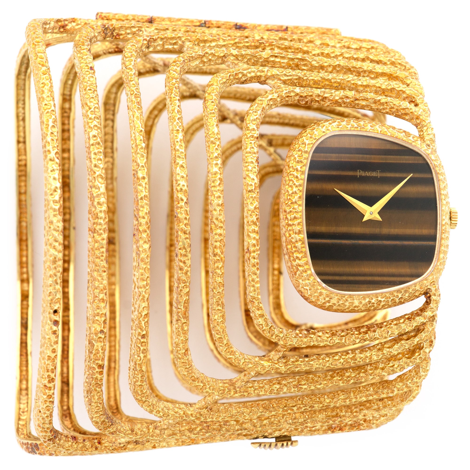 Piaget - Piaget Yellow Gold Manchette Tigerseye Watch - The Keystone Watches