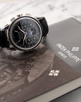 Patek Philippe - Patek Philippe Platinum Perpetual Calendar Chrono Sapphire Watch Ref. 5271 - The Keystone Watches