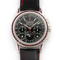 Patek Philippe Platinum Perpetual Calendar Chrono Ruby Watch Ref. 5271