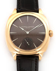 Laurent Ferrier - Laurent Ferrier Rose Gold Galet Square Watch - The Keystone Watches