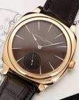 Laurent Ferrier - Laurent Ferrier Rose Gold Galet Square Watch - The Keystone Watches