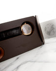 Laurent Ferrier - Laurent Ferrier Rose Gold Galet Square Watch - The Keystone Watches