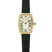 Cartier Yellow Gold Tank Faberge Watch, 1970s