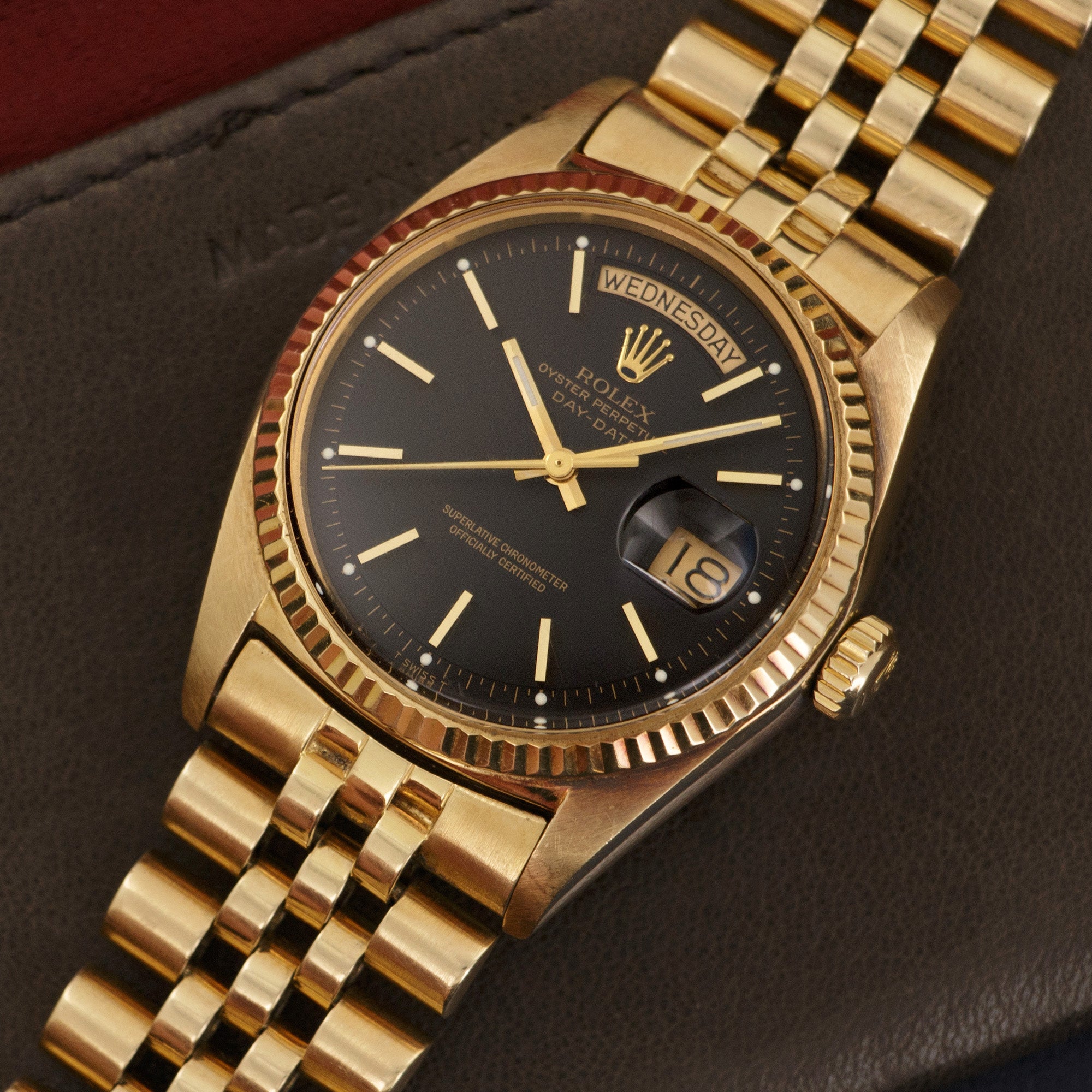 Rolex Yellow Gold Day-Date Watch, Circa 1971