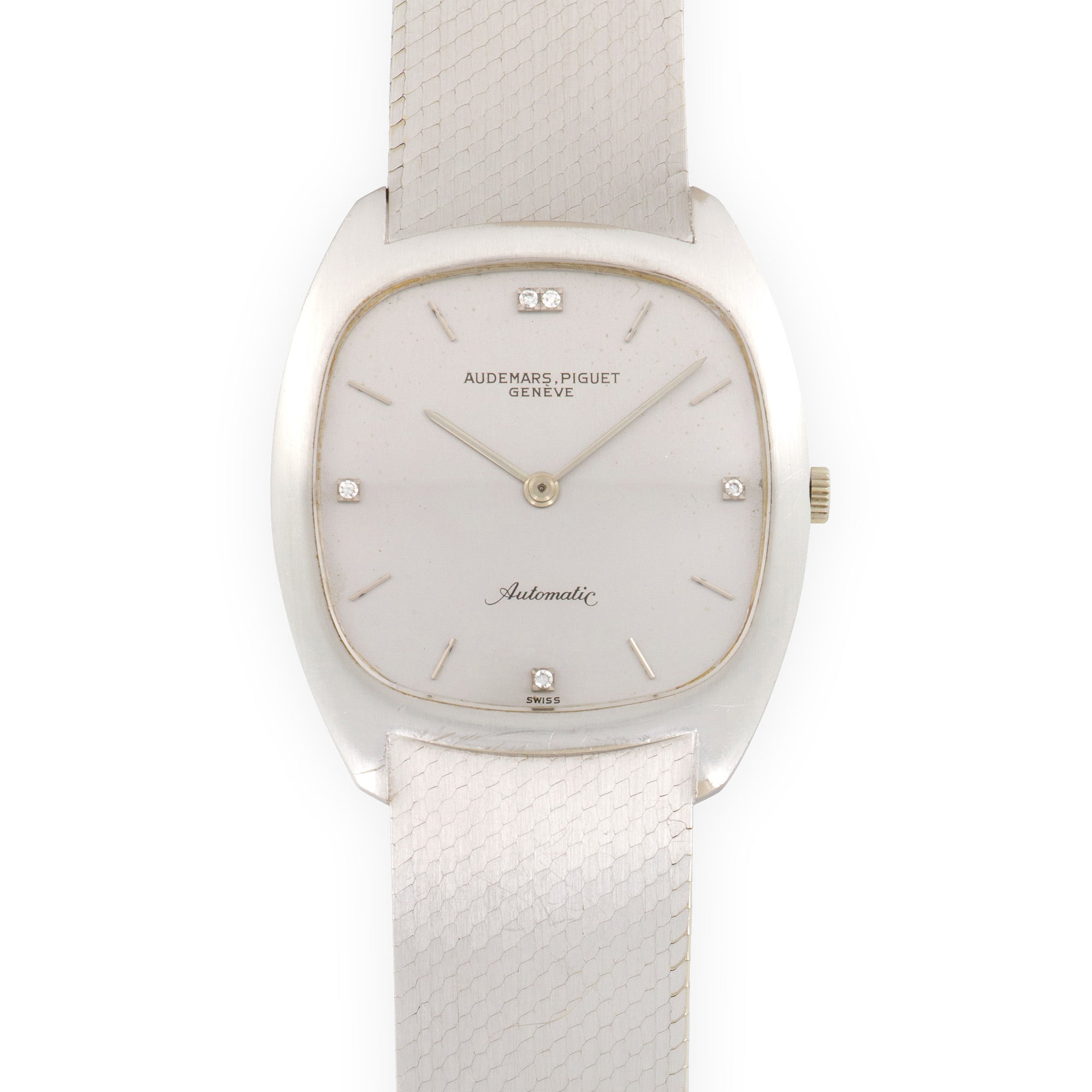 Audemars Piguet - Audemars Piguet White Gold Automatic Bracelet Watch - The Keystone Watches