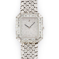 Audemars Piguet White Gold Baguette Diamond Watch