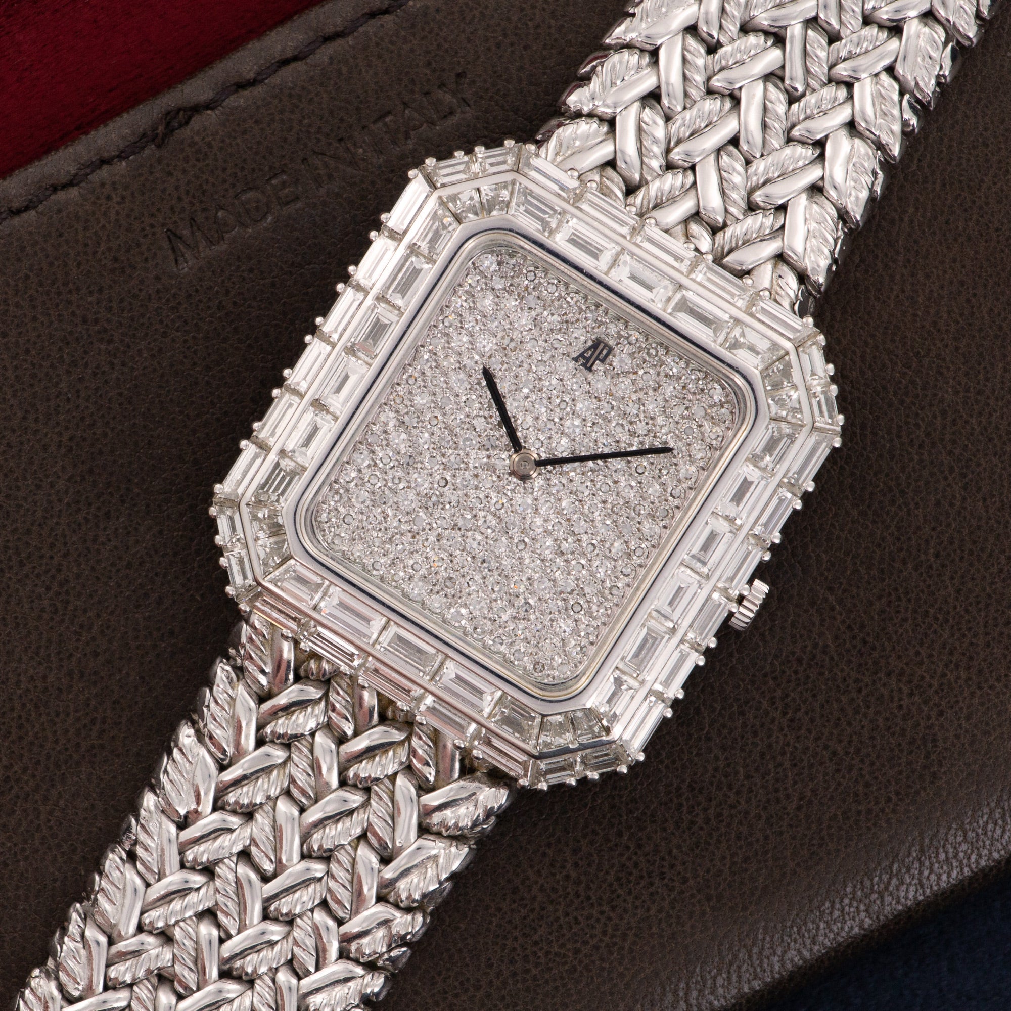 Audemars Piguet - Audemars Piguet White Gold Baguette Diamond Watch - The Keystone Watches