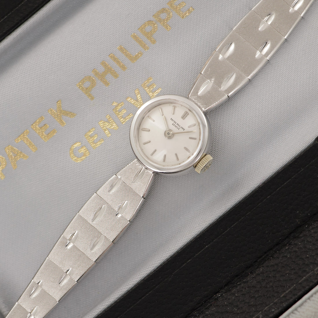 Patek Philippe White Gold Bracelet Watch, Ref. 3266