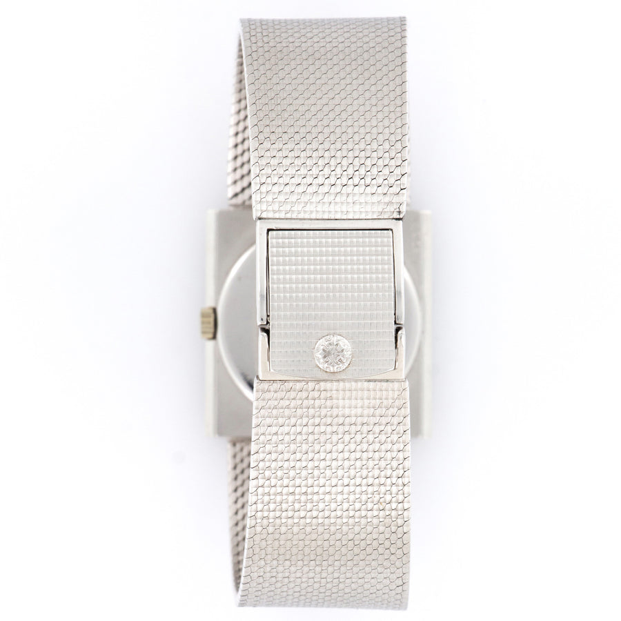Patek Philippe White Gold Bracelet Watch, Retailed by Cartier