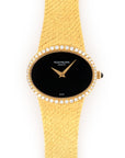 Patek Philippe - Patek Philippe Yellow Gold Onyx Diamond Watch - The Keystone Watches