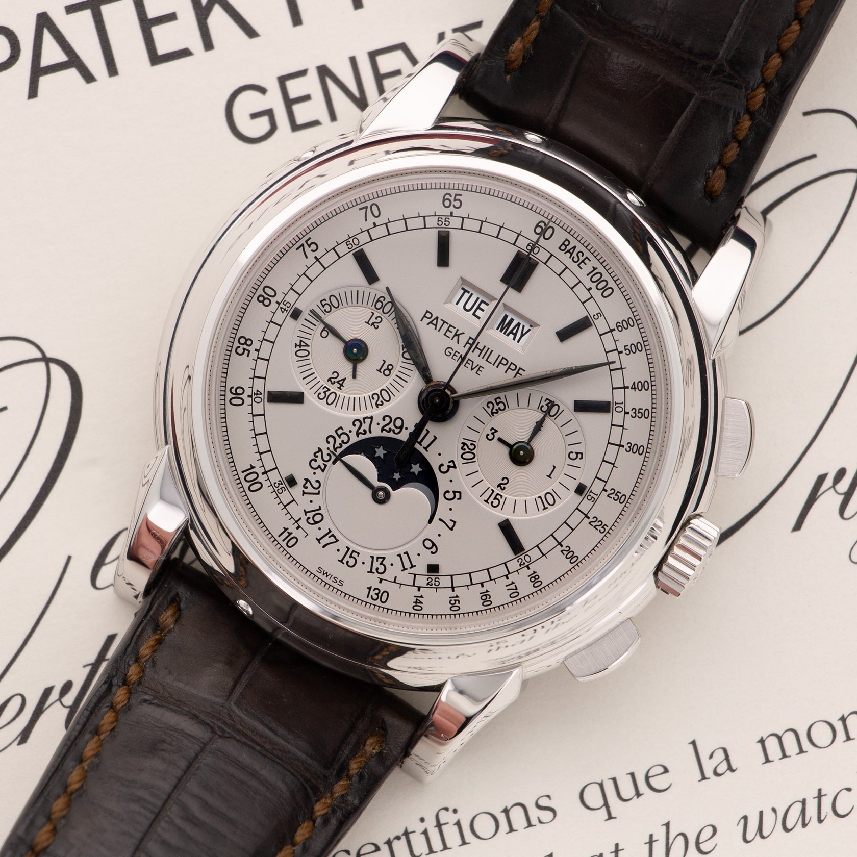 Patek Philippe Perpetual Calendar Chrono 5970G001 18k WG The