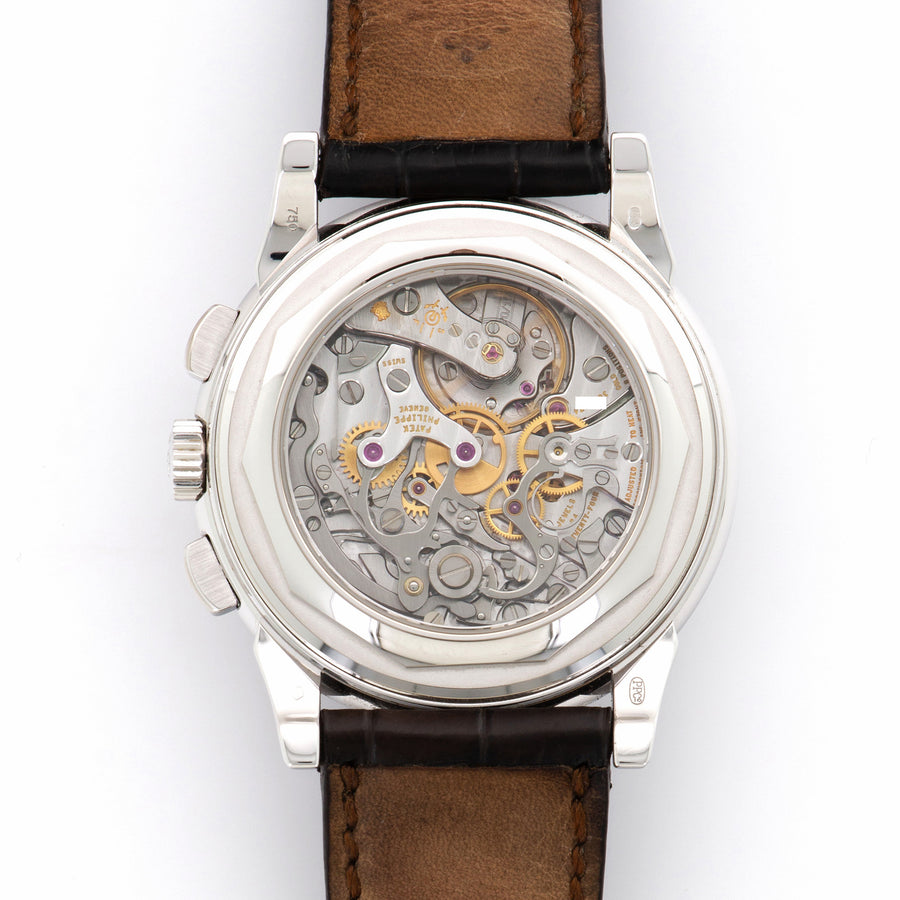 Patek Philippe White Gold Perpetual Calendar Chronograph Watch Ref. 5970