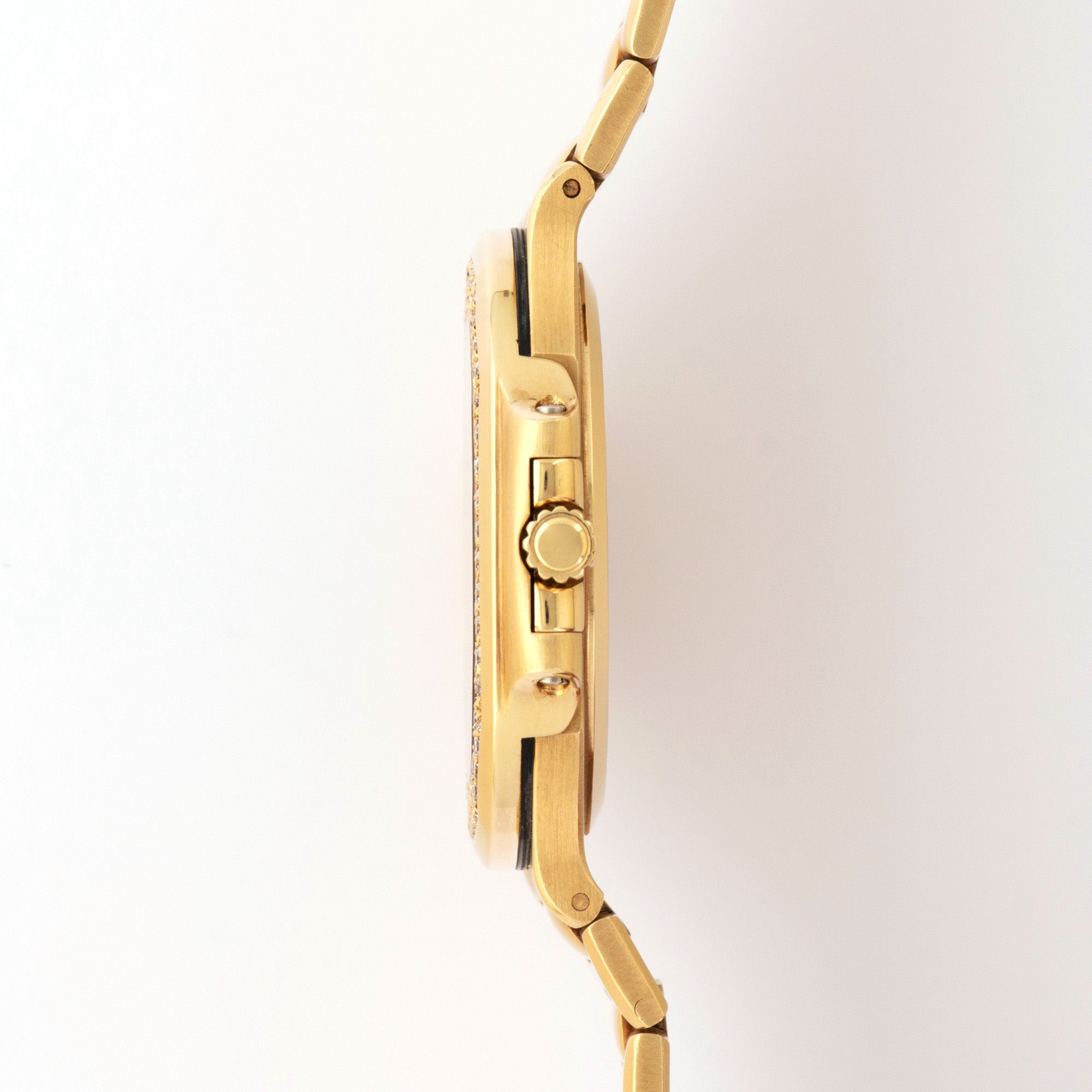 Patek Philippe - Patek Philippe Yellow Gold Nautilus Diamond Jumbo Watch Ref. 3700 - The Keystone Watches