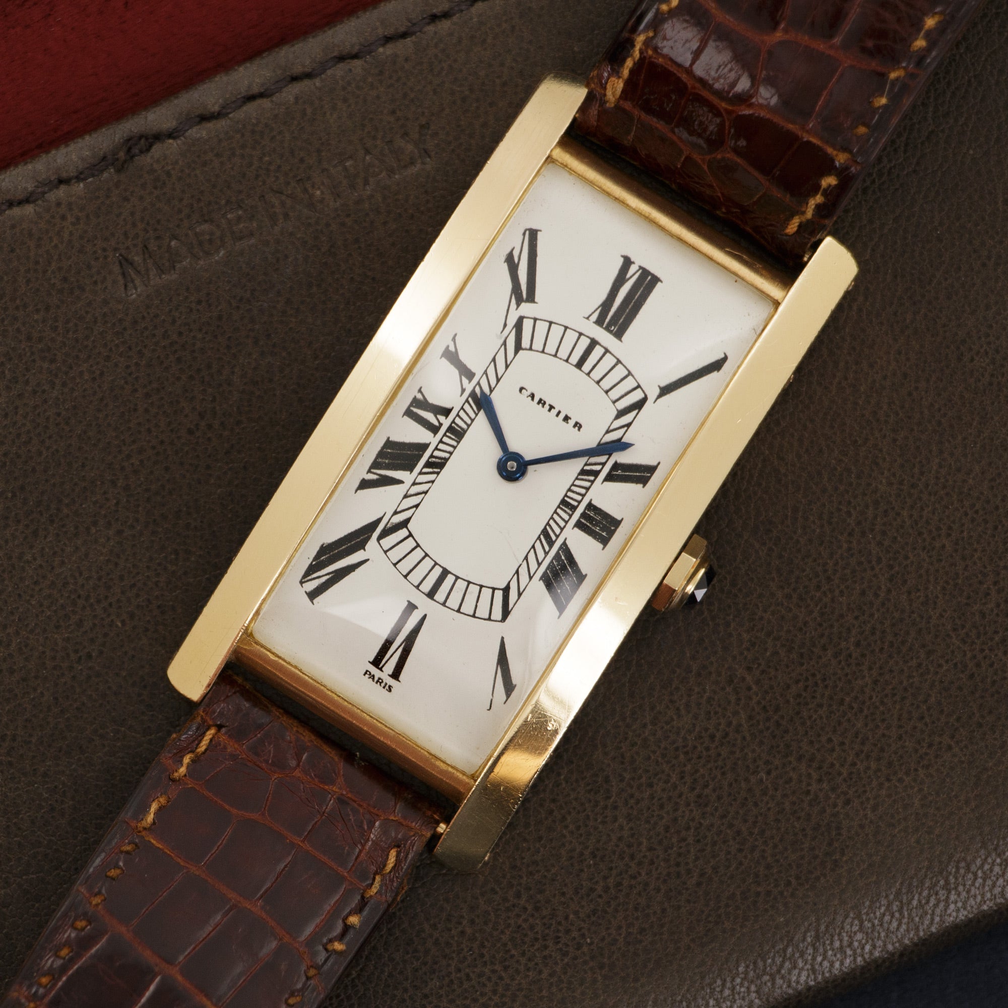 Cartier - Cartier Yellow Gold Tank Cintree Watch, Circa 1970 - The Keystone Watches