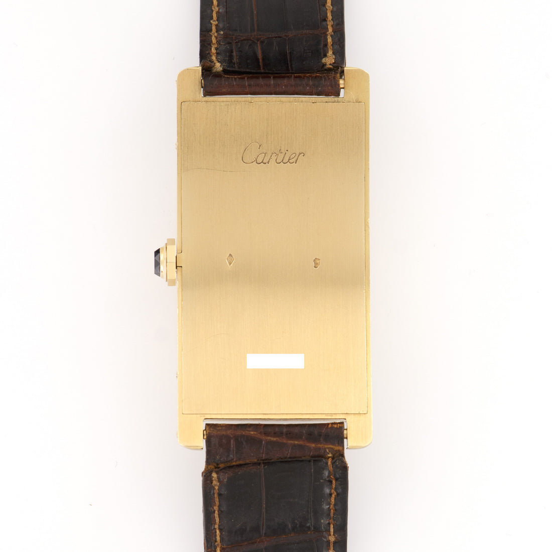 Cartier Yellow Gold Tank Cintree Watch, Circa 1970