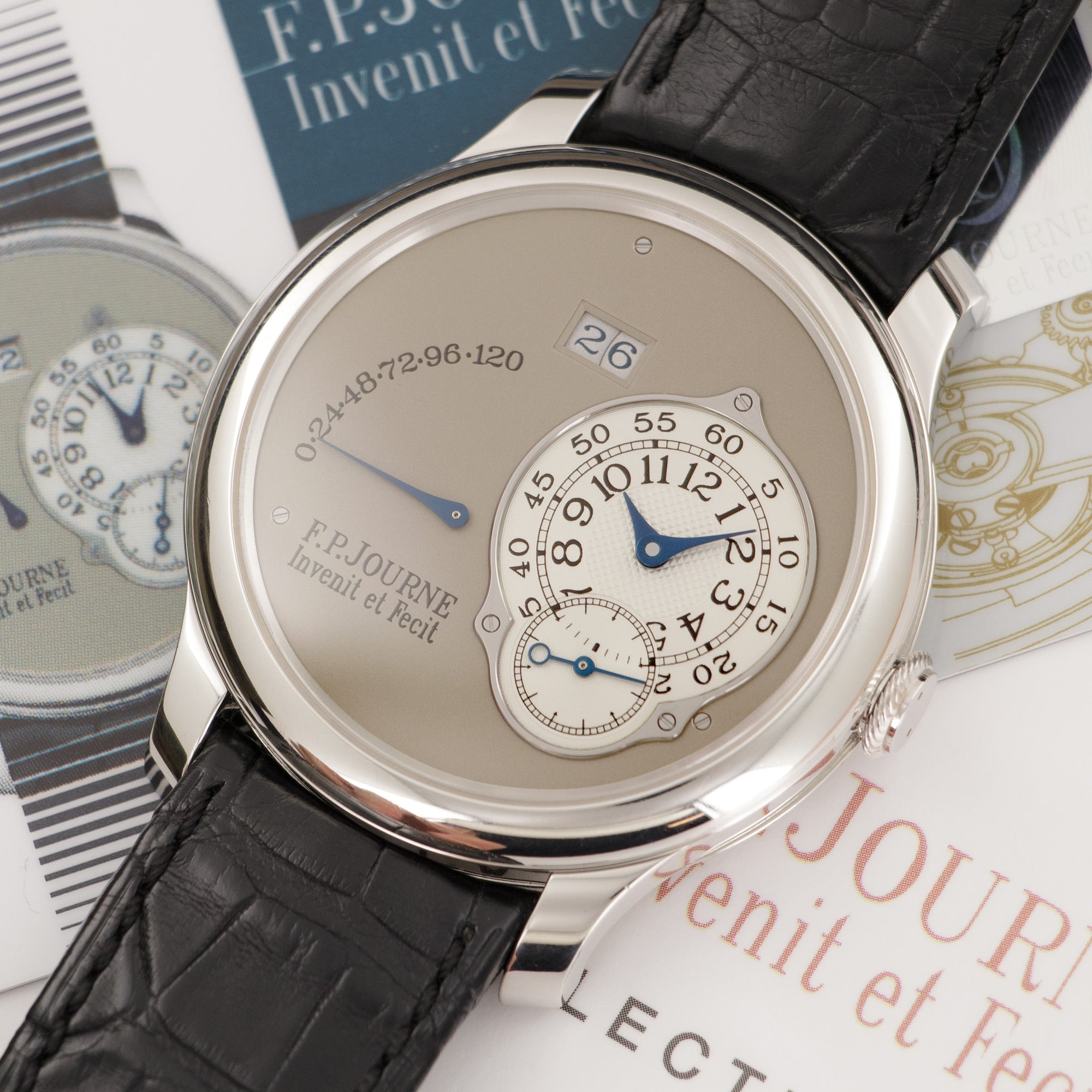 FP Journe - F.P. Journe Platinum Octa Auto Reserve Watch with Original Box and Papers - The Keystone Watches