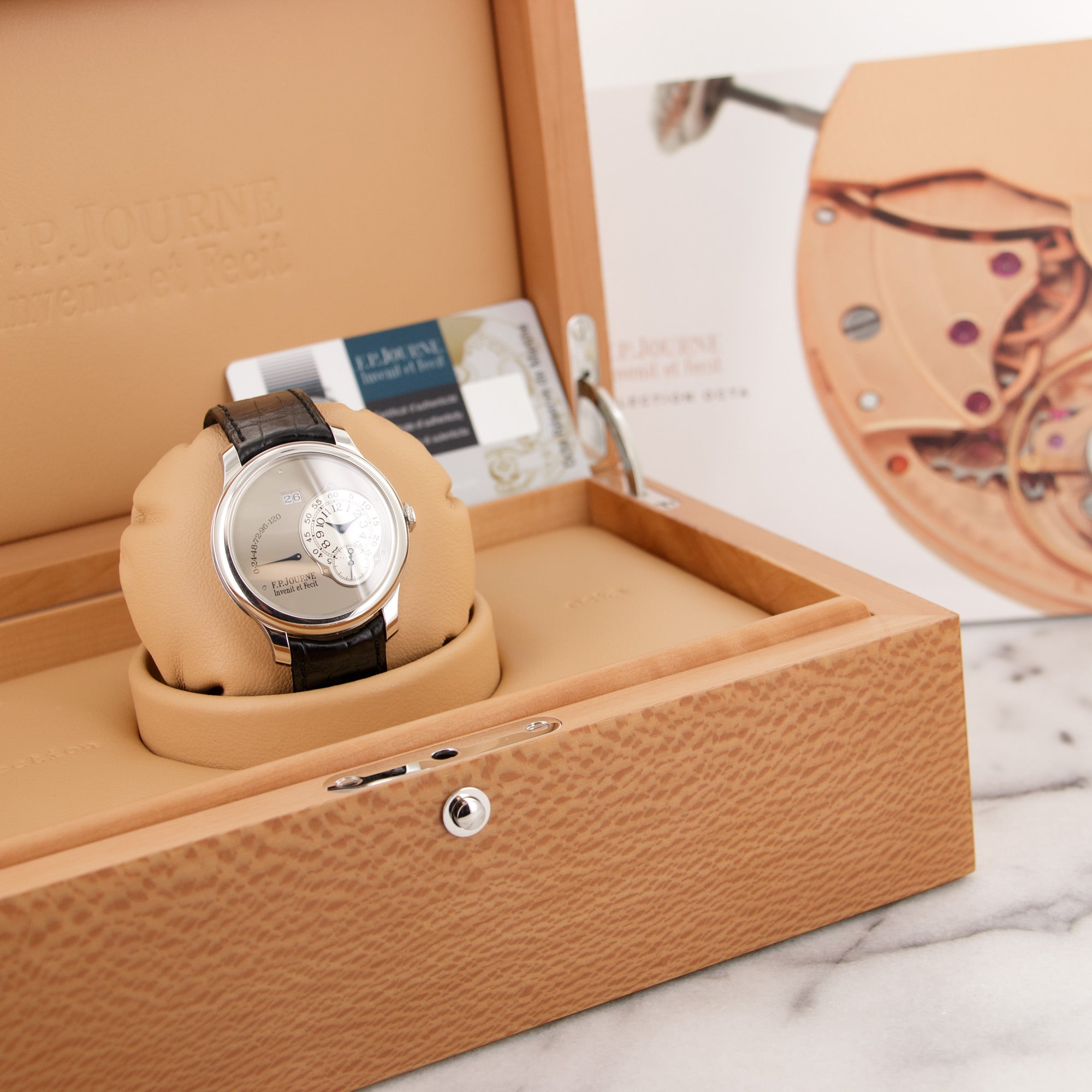 FP Journe - F.P. Journe Platinum Octa Auto Reserve Watch with Original Box and Papers - The Keystone Watches