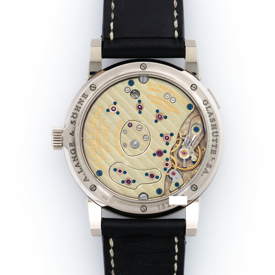 A. Lange & Sohne White Gold Lange 1 Luminous Watch Ref. 101.029