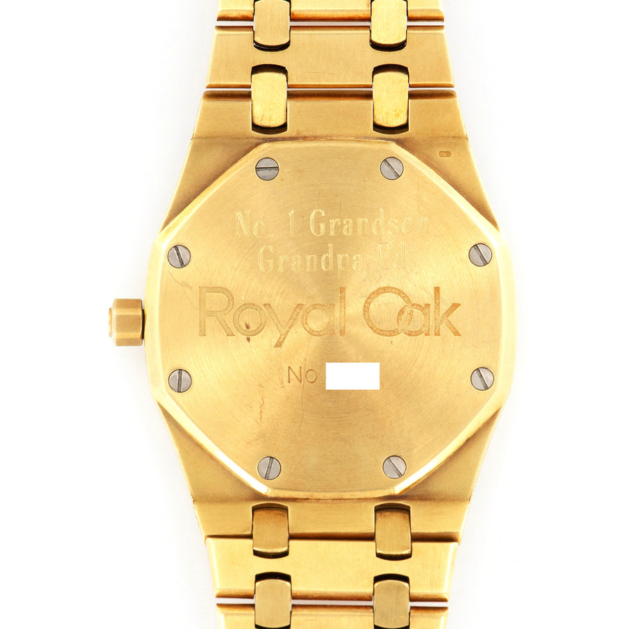 Audemars Piguet Yellow Gold Jumbo Royal Oak Watch Ref. 5402