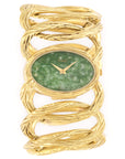Piaget - Piaget Yellow Gold Bamboo Jade Watch, 1970s - The Keystone Watches