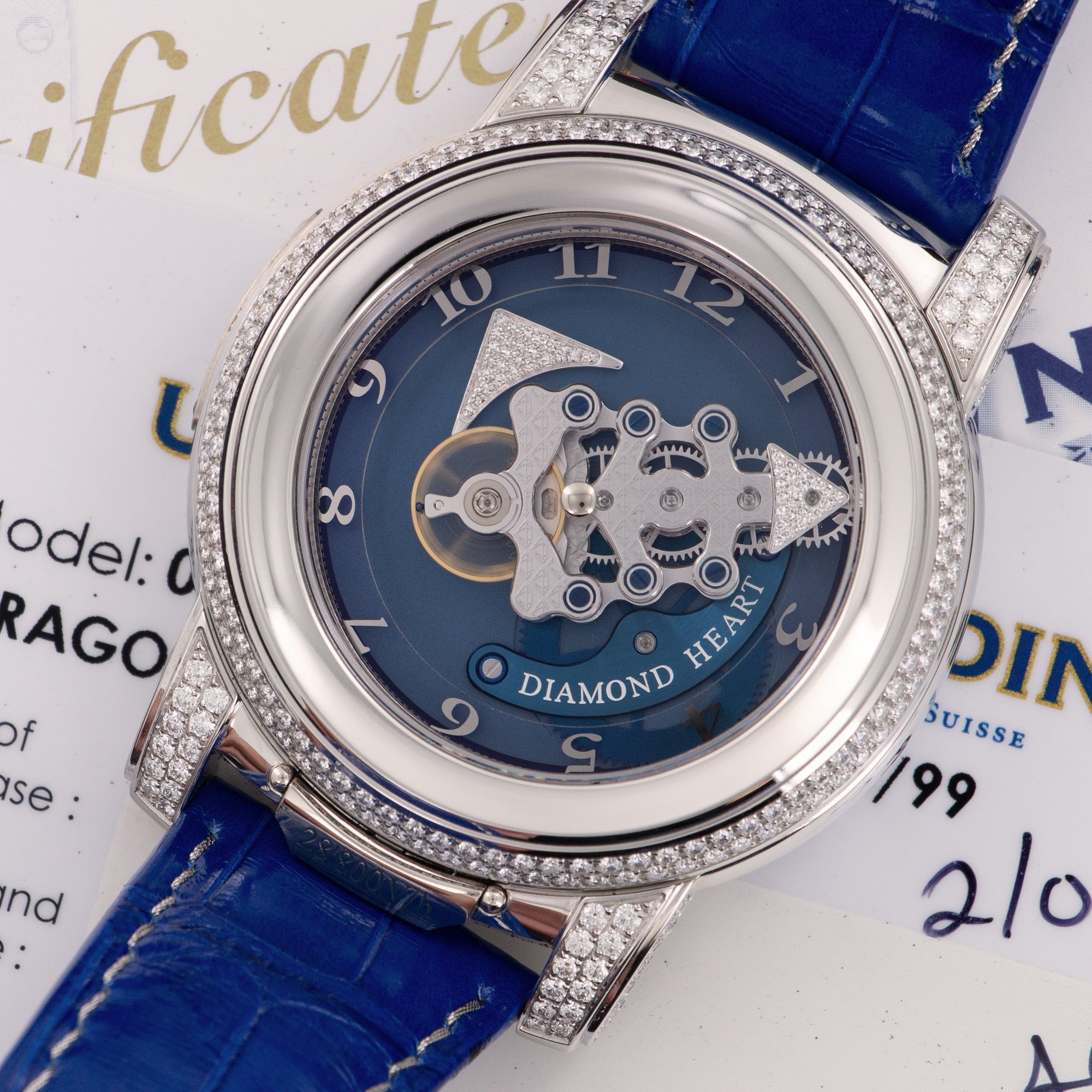 Ulysse Nardin - Ulysse Nardin Platinum Diamond Heart Freak Watch - The Keystone Watches